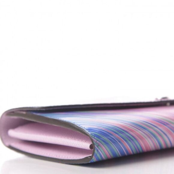 Louis Vuitton Epi Tropical Sarah Wallet Blue Rose NWOT - Picture 8 of 9